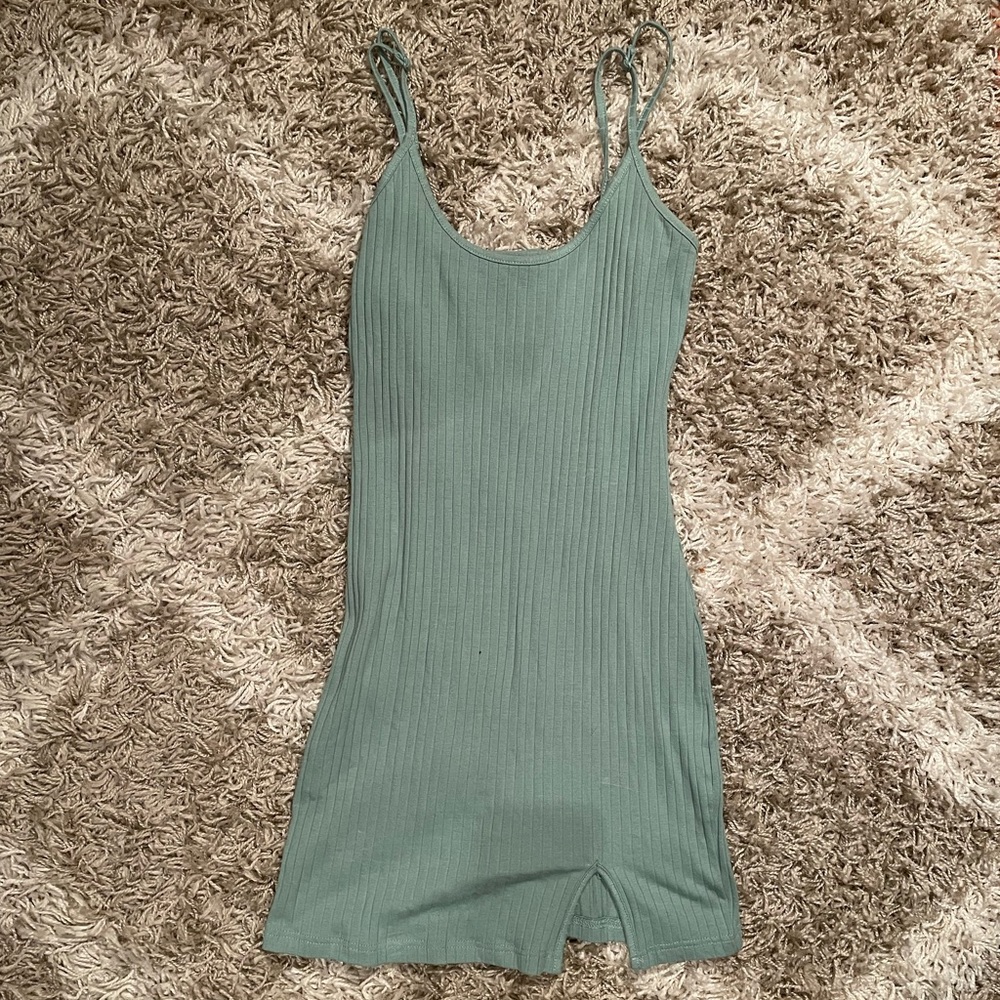 Seafoam Green Mini Dress